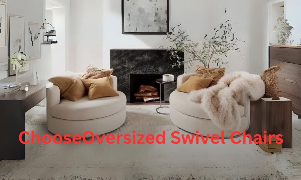 Styling Tips for Oversized Swivel Chairs