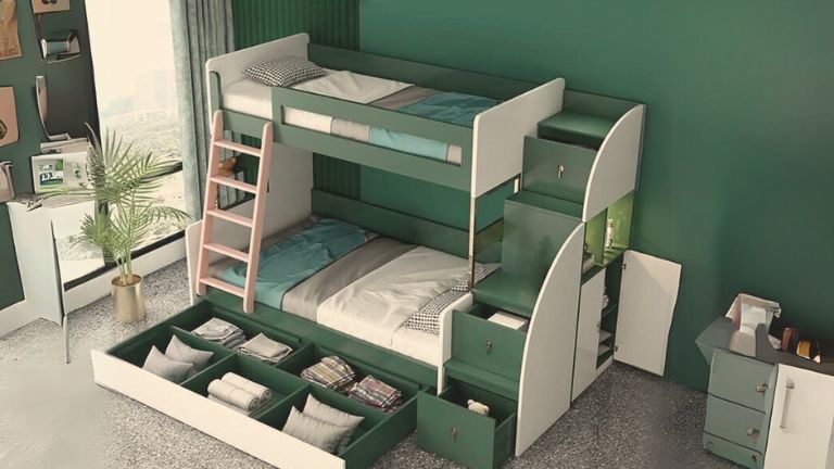 modern loft bed